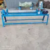 Máquina formadora de rodillos manual pequeña, enderezadora eléctrica de barras de refuerzo redondas, enderezadora de lámina metálica y hierro plano de acero inoxidable, máquina formadora de rodillos operada manualmente