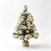 Árbol de Navidad PVC Flocado Árbol de Navidad Navidad 30/45/60cm Mini Árbol Escena de Copos de Nieve Árbol Decorativo Árbol de Nieve que Cae