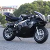 Motocicleta de 49cc, Bicicleta de Carreras Pequeña, Motocicleta Infantil, Bicicleta Deportiva Pequeña a Mediana para Adultos, Vehículo Eléctrico de Gasolina, Dos Tiempos, Cuatro Tiempos