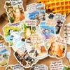 Pacote de Adesivos Yiniao Minha Série de Cura Padrão Desenho Animado Fofo Decoração de Caderno DIY Adesivos para Colagem