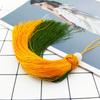 Sombrero de Piña de 16 cm Borlas Hecho a Mano Puro DIY Clásico Retro Colgante para Coche Colgante de Cheongsam de la Dinastía Han con Borla de Cuentas