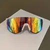 Novos Óculos de Ciclismo Outdoor para Homens e Mulheres, À Prova de Vento, À Prova de Poeira, À Prova de UV, Estilo Esportivo, Simples, Armação Grande, Modernos