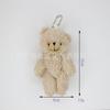 Nuevo colgante de oso súper lindo para invierno, colgante para teléfono móvil, colgante para bolso, colgante de Navidad, oso para bufanda