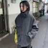 Enviado: Casaco de lã estilo retrô coreano, quente, de abotoamento simples, com bolsos, tamanho pequeno, estilo japonês