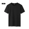 Al por mayor Algodón Peinado Cvc Holgado para Hombre de Corte Holgado Manga Corta Pulóver Cuello Redondo Camiseta Publicidad Cultural Color Sólido Top de Manga Corta