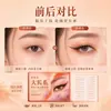 Cinta adhesiva para párpados estilo ojo de zorro Tiyuanquan con comisuras hacia arriba, cinta para párpados de ojo de zorro natural invisible sin costuras, de un solo y doble párpado, fabricante