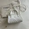 Bolsa de Ombro Único Elegante e Personalizada, Grande Capacidade, Estilo Coreano, Alta Aparência, Bolsa de Braço, Novidade Verão 2026, Para o Trabalho, Bolsa Estilosa