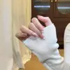 Unhas Postiças Blush de Bolinhas Alpaca Pure Desire Aura de Fada 30 Peças Adesivos de Unha Estilo Pure Desire Unhas Postiças Xiaohongshu