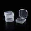 Caixa quadrada quadrada caixa de armazenamento transparente caixa de embalagem pp peças de hardware caixa de alta permeabilidade caixa pequena de plástico