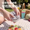 Forma de gelo de grau alimentício para geladeira doméstica, bandeja de gelo mini prensa com tampa, caixa de fazer gelo de silicone caseira