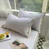 Nuevo Juego de Fundas de Almohada de Algodón Puro, Un Par para Uso Doméstico, Funda Interior para Relleno de Almohada 100% Algodón, Pieza Única