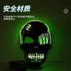 Productos calientes transfronterizos cicatriz de calavera Máscara de un ojo Halloween el horror Máscara luminosa Fiesta máscara de fantasma
