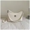 Bolsa de Ombro Única Moda Estilo Coreano Design de Nicho para o Dia a Dia Bolsa Transversal Feminina Nova Verão 2026 Bolsa Simples de Couro Macio para Axila