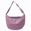 Bolsa de Ombro Rpet Nylon Transfronteiriça Bolsa com Zíper Rpet Poliéster Tendência Nacional Bolsa de Axila Nylon Fábrica Personalizada