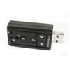 Yu Shuo/Adaptador de Tarjeta Externa USB para Sonido sin Controlador Computadora Externo Portátil Convertidor de Auriculares Tarjeta de Sonido Independiente