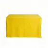 Funda de Mesa Lisa con Logo Impreso para Conferencias, Publicidad, Banquetes, Exposiciones, Funda de Mesa Hecha a Medida para Puestos Callejeros, Puestos de Eventos, Funda de Mesa Cuadrada