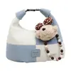 Bolso de Mano con Conchas de Estilo Coreano de Moda Transfronterizo para Mujer, Nuevo Modelo Verano 2026, Bolso de Hombro Color-Blocking, Bolso Cruzado para Viajes