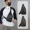 2026 Nuevo Modelo Bolsa de Pecho para Hombre de PU Bolso Cruzado Rebaja de Liquidación Multifuncional Gran Capacidad Nuevo Resistente al Desgaste para Entrega y Viajes de Negocios