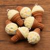 8 colores 15 * 28 mm DIY accesorios de resina verano helado encanto bolso collar pulsera teléfono móvil colgante