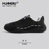 Zapatos Deportivos Negros Universales para Exteriores para Hombre 2026 Verano Nuevo Estilo Suela Suave Cómodos Zapatos Forrest Gump Estilos de Nicho que No Chocan Zapatos para Hombre