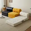 Sofá cama modular de una plaza para sala de estar, reclinable y para dormir, adecuado para espacios pequeños, diseño simple, sofá plegable