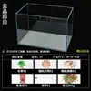 Tanque de peces de vidrio ultrablanco en ángulo recto Jinjing, tanque de agua ecológico para escritorio, paisajismo, tanque para tortugas y peces de colores, venta al por mayor