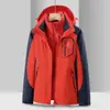 Nuevos Ropa de Exterior de Terciopelo de Visón Otoño e Invierno Ropa de Escalada para Hombres y Mujeres Tres en Uno Dos Piezas Ropa de Escalada para Pareja Traje de Montañismo