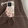 Funda de Teléfono Xiaomi 17max de Coco Pintada a Mano Simple Aplicable Nueva Protección de Borde Completo xm17 con Correa de Mano Dibujo Animado Creativo