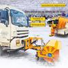 Pá de neve aerotransportada, escova de remoção de neve, equipamento de remoção de neve para veículos de combustível, multifuncional, grande, estrada ao ar livre, arremesso de neve, arado de neve