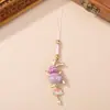 Broche Pingente Coelho de Jade Meio do Outono Brocado da Canção Hanfu Zodíaco Ornamento de Brocado da Canção Pingente Pequeno Produto Acabado Cultural e Criativo para Atrações Turísticas