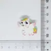 Accesorios de Resina DIY de Dibujos Animados, Lindos Clips para el Cabello de Pegamento de Crema de Pegaso, Fundas para Teléfono, Hebillas para Zapatos, Llaveros, Colgantes