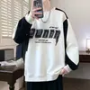 Sudadera Genial y Elegante para Adolescentes Camiseta Deportiva de Manga Larga para Hombre Primavera y Otoño Tallas Grandes Nuevo Estilo Perezoso Ropa de Chico Malo
