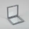 Caixa de armazenamento de filme PE, caixa de filme flutuante, caixa transparente para exibição de joias, caixa para anel e pingente, embalagem de joias, anti-oxidação