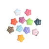 Cuentas de Estrella de Cinco Puntas con Forma de Ola de Color Sólido Hechas a Mano para DIY, Agujero Recto, para Cadenas de Teléfono, Llaveros, Accesorios de Colgantes y Cuentas Sueltas
