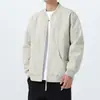 Chaqueta de Otoño de Marca Americana de Moda para Estudiantes de Secundaria Hombres, Versátil Estilo Japonés Atractivo Holgado Resistente al Viento Casual Chaqueta Superior