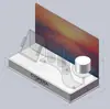 Suporte de exibição de acrílico personalizado, produtos de acrílico, suporte de mesa para produtos digitais e eletrônicos, impressão UV de fábrica
