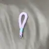 Lindo Colgante Llavero de Correa para Teléfono Corta y Colorida Estilo Dopamina con Estilo Chino