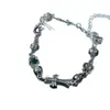 Pulsera Cruzada Popular Transfronteriza de Garra de Gato con Circonia de Colores Estilo Ins Moda Versátil Retro para Niñas Exquisitos Accesorios Pequeños