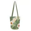 Bolsa de Lona Estampada de Nicho Estilo Chino, Bolso de Hombro Versátil y Elegante, Bolsa de Algodón con Ilustración Literaria y Creativa, Bolso Cubo
