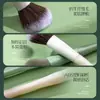 Conjunto de Pincéis de Maquiagem Macaron Pincel para Pó Solto Pincel para Contorno Pincel para Esfumar Pincel para Sombra Ferramentas de Beleza Atacado