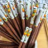 Palillos de Bambú, Palillos de Caqui, Palillos de Bambú Estampados, Antimoho y Antideslizantes, Venta al por Mayor de Fabricante de Bambú Natural