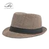 Sombreros para Hombres de Mediana Edad y Mayores, Sombreros de Sol de Primavera y Verano al por Mayor, Sombreros Jazz, Sombreros Retro Británicos de Caballero