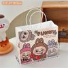 Bonita y creativa bolsa de regalo de conejito de peluche, embalaje de regalo para niña, bolso de mano de almacenamiento, bolsa de papel de dibujos animados de moda, venta al por mayor