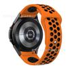 Compatible con Samsung Galaxy Watch6 5, hebilla inversa, correa bicolor, correa de silicona Nike clásica.