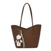Bolsa Grande Simples e Versátil para Mulheres 2025 Nova Moda Outono Retrô Bolsa Saco Bolsa de Ombro Casual para o Dia a Dia