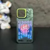 Funda para iPhone 16 Pro árbol de coco atardecer 15/14/13 láser 12 apple 11XsMax/plus marea x