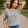 2025 Amazon Verão Ombro a Ombro Europeu e Americano Transfronteiriço Tops Femininos Cor Sólida Soltos Manga Curta Design Morcego Camisetas Femininas