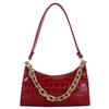 Bolsa de design de nicho feminina outono e inverno nova moda crocodilo nas axilas ins Internet Celebrity Bolsa de ombro portátil