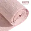 Papel crepom colorido papel plissado material para artesanato diy papel espessado papel para enrolar rosa amassada à mão produção de cravo