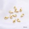 Cor preservando ouro 14K amor lagosta fecho fecho fivela colar pulseira conexão fivela DIY handmade joias acessórios material